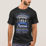 Camiseta Vintage Awesome 1953 70th Birthday for 70 Years Ol<br><div class="desc">Vintage Impresionante 1953 70º cumpleaños de 70 años.</div>