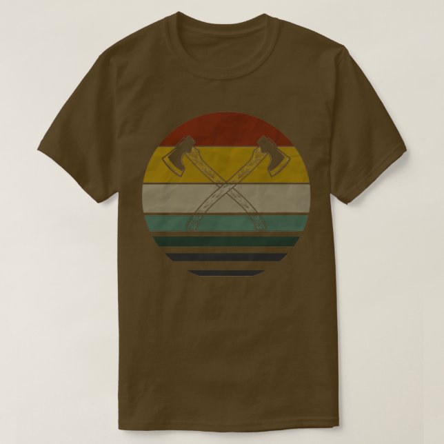 Camiseta Vintage Ax Lumberjack (Diseño del anverso)