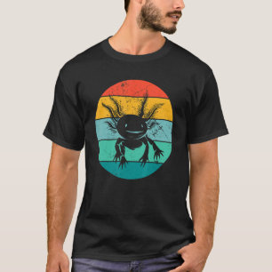 Camiseta Vintage Axolotl Sunset mexicano Salamander Axolotl