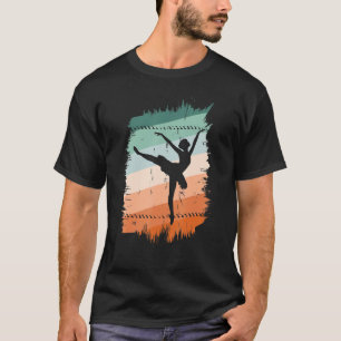 Camiseta Vintage Ballerina Retro Ballet Dancer Cla