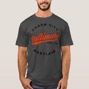 Camiseta Vintage Baltimore Charm City Maryland USA 1