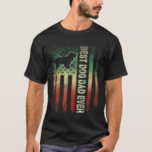 Camiseta Vintage Bandera Americana Mejor Cocker Spaniel Dog
