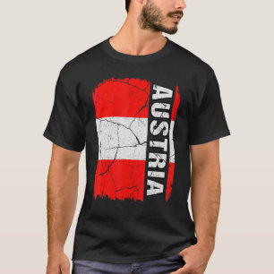 Camiseta Vintage Bandera Austríaca Austria Orgullo Raíces H