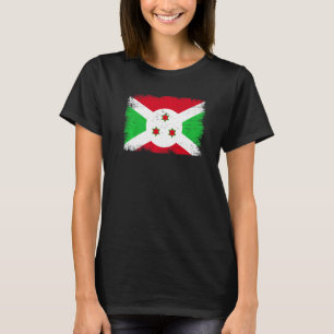Camiseta Vintage Bandera burundesa Día de la Independencia