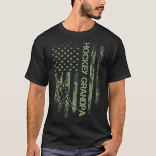 Camiseta Vintage bandera de camo estadounidense: Abuelo de
