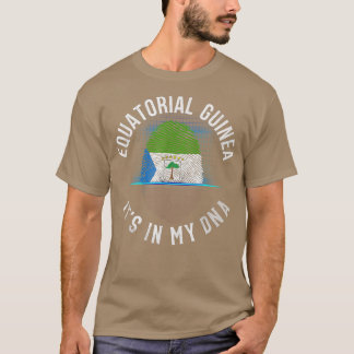 Camiseta Vintage Bandera De Guinea Ecuatorial Está En Mi AD