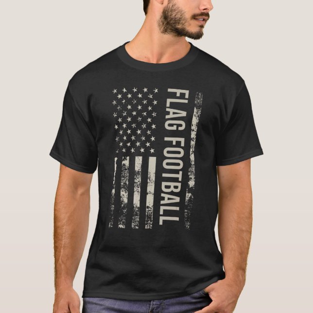 Camiseta Vintage Bandera Estadounidense en Fútbol (Anverso)