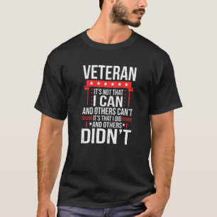 Camiseta Vintage bandera estadounidense lo hice y otros no