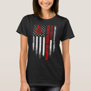 Camiseta Vintage Bandera Estadounidense Mundo Francés Okaye