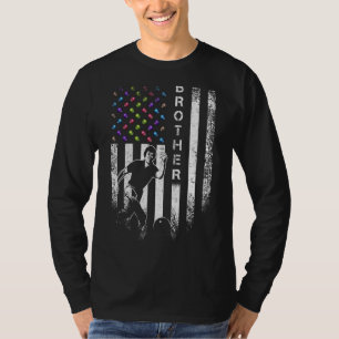 Camiseta Vintage Bandera Estadounidense Orgullosa Jugando A
