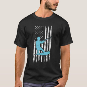 Camiseta Vintage Bandera Estadounidense perturbó el terremo