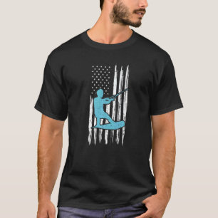 Camiseta Vintage Bandera Estadounidense perturbó el terremo