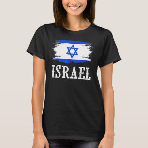 Camiseta Vintage bandera israelí que amo a Israel