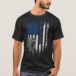 Camiseta Vintage bandera norteamericana orgullosa de padre 