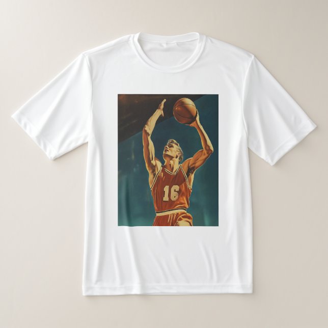 Camiseta Vintage Basketball Action Shot (Distribución)