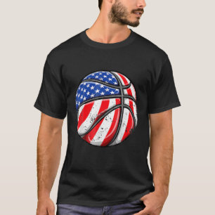 Camiseta Vintage Basketball Estados Unidos Bandera American