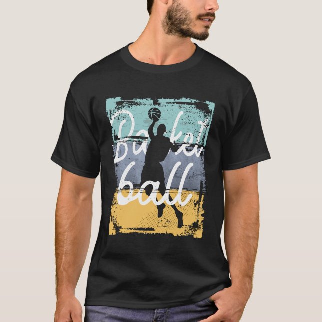 Camiseta Vintage Basketball Player (Anverso)