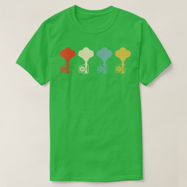Camiseta Vintage Bass Guitar Player Retro (Diseño del anverso)