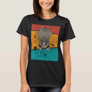 Camiseta Vintage Bat With Spiders