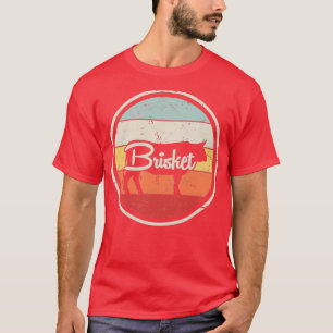 Camiseta Vintage BBQ Brisket Barbecue Beef