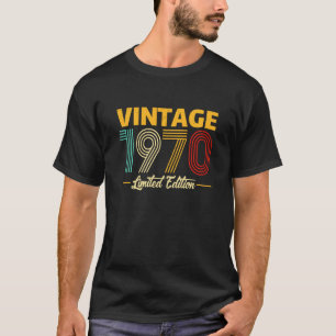 Camiseta Vintage Bday de 52 años de edad 1970 52º cumpleaño