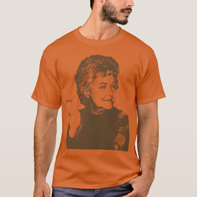 Camiseta VINTAGE Bea Arthur Smoker girl (Anverso)