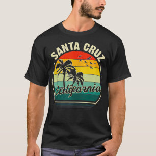 Camiseta Vintage Beach California Summer Sunset Palm