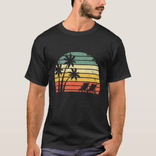 Camiseta Vintage Beach Palm Trees Beach Chair Guay