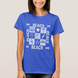 Camiseta Vintage Beach Vibes -Beach Beach Beach 