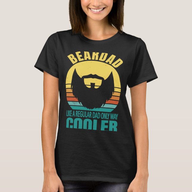 Camiseta Vintage Beard Dad (Anverso)