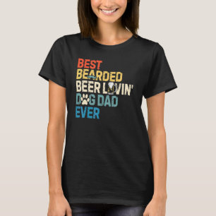 Camiseta Vintage Beard Mens Mejor Cerveza De Caballo Amante