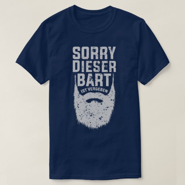 Camiseta Vintage Beard Perdonando Hipster Funny Bebe 1 (Diseño del anverso)