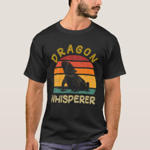 Camiseta Vintage Bearded Dragon Whisperer Sunset Lizard Rep