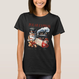 Camiseta Vintage Believe Train North Pole Polar Express All
