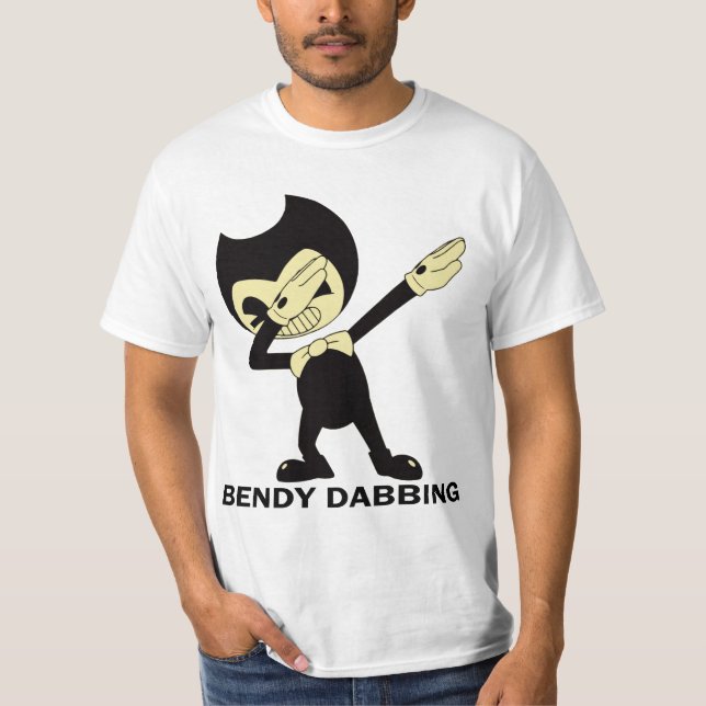 Camiseta Vintage Bendy dabbing (Anverso)