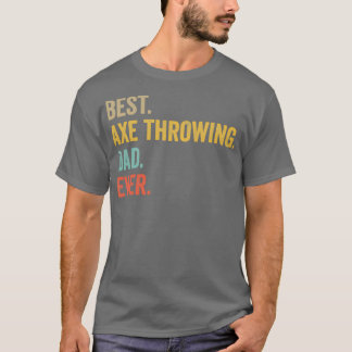 Camiseta Vintage Best Axe Throwing Dad Ever Motive Sport Ga