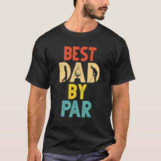 Camiseta Vintage  Best Dad By Par Disk Golf Dad Fathers Day
