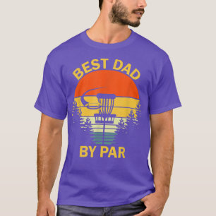 Camiseta Vintage Best Dad By Par Disk Golf Tee Men