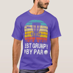 Camiseta Vintage Best Grumpy By Par Disk Golf Golfer Father