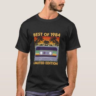 Camiseta Vintage Best Of 1984 Limited Edition 40th Birthday