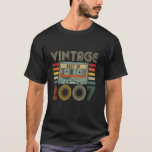 Camiseta Vintage Best Of 2007 Cassette Tape 18th Birthday 1<br><div class="desc">La mejor cinta de cassette de 2007 de 18 años</div>