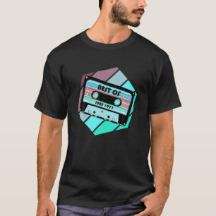 Camiseta Vintage Best of June 1971 Cassette Retro Birthday