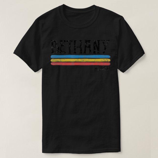 Camiseta Vintage Bethany Beach Delaware Love Givenires (Diseño del anverso)