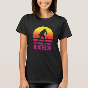 Camiseta Vintage Biathlon Idea Regalo Sport Inverno