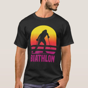 Camiseta Vintage Biathlon Idea Regalo Sport Inverno