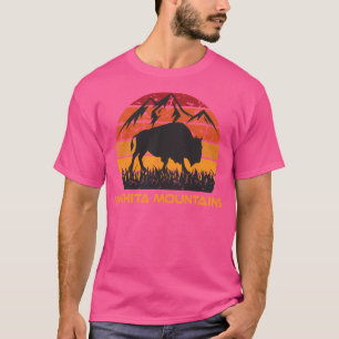 Camiseta Vintage Bison Wichita Mountains Parque nacional Su