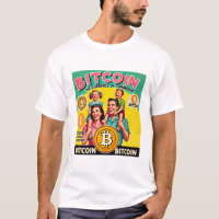 Vintage Bitcoin BTC Publicidad Criptocurrency