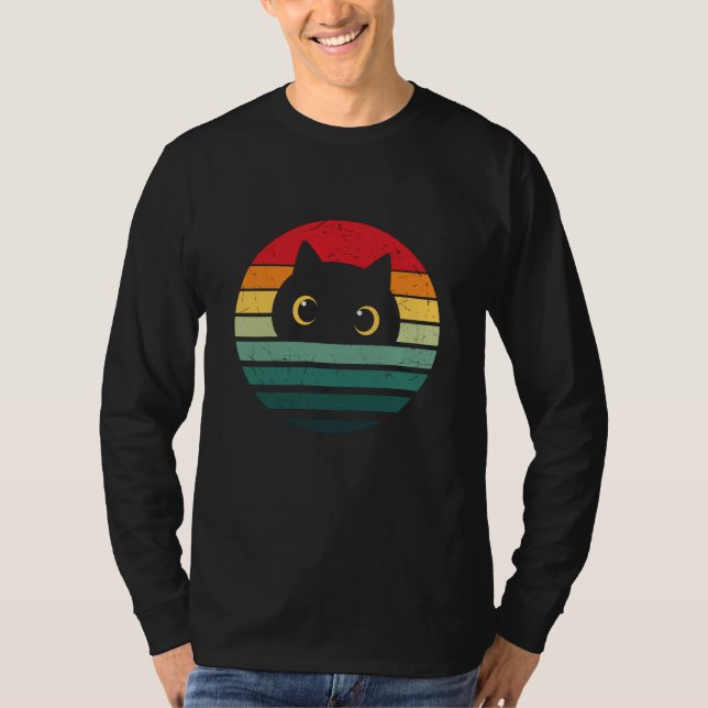 Camiseta Vintage Black Cat (Anverso)