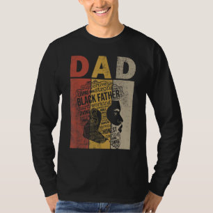 Camiseta Vintage Black Dad Apoyando a Swag Strong Bl