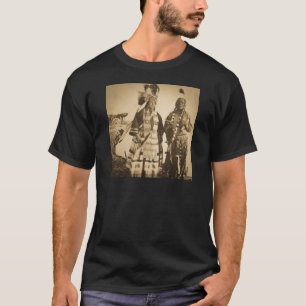 Camiseta Vintage Blackfoot del jefe y del guerrero de